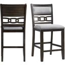 Picket House Furnishings Taylor Counter Height Side Chair Set 2 In Walnut