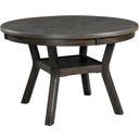The appearance of Picket House Furnishings Taylor Standard Height Dining Table In Walnut designed by Picket House in the transitional interior design. This walnut piece of furniture was selected by 1StopBedrooms from Taylor Collection to add a touch of cosiness and style into your home. Sku: DAH500DT. Table Top Shape: Round. Material: Wood. Size: 47".