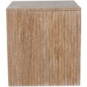 Pienza Travertine End Table In Natural