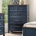 Pinetop Chest In Blue and Dark Brown