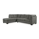 The appearance of Pitkin Right-Arm Facing Sofa In Slate designed by Signature Design by Ashley in the modern / contemporary interior design. This slate piece of furniture was selected by 1StopBedrooms from Pitkin Collection to add a touch of cosiness and style into your home. Sku: 3492767. Material: Chenille.
