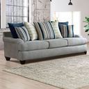 The appearance of Plaistow Sofa In Gray designed by Furniture of America in the transitional interior design. This gray piece of furniture was selected by 1StopBedrooms from Plaistow Collection to add a touch of cosiness and style into your home. Sku: SM5189-SF. Material: Chenille.