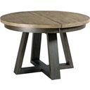 The appearance of Plank Road Kinguard Performance Extendable Dining Table designed by Kincaid in the modern / contemporary interior design. This brown and gray piece of furniture was selected by 1StopBedrooms from Plank Road Collection to add a touch of cosiness and style into your home. Sku: 706-701C. Table Top Shape: Round. Material: Wood. Size: 50".