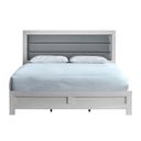 Plano King Bed In Beige