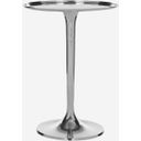 Platina Silver Round Top Sleek Table