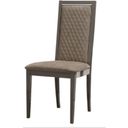 The appearance of Platinum Slim Rombi Chair (Set of 2) designed by ESF in the modern / contemporary interior design. This brown piece of furniture  was selected by 1StopBedrooms from Platinum Collection to add a touch of cosiness and style into your home. Sku: PLATINUMCHAIR. Material: MDF.