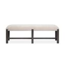 The appearance of Plum Creek Bench In Ravenwood Black designed by Magnussen in the coastal interior design. This ravenwood black piece of furniture was selected by 1StopBedrooms from Plum Creek Collection to add a touch of cosiness and style into your home. Sku: D5990-68. Material: Oak Veneer.