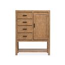 The appearance of Plum Creek Door Chest In Sierra Brown designed by Magnussen in the coastal interior design. This sierra brown piece of furniture  was selected by 1StopBedrooms from Plum Creek Collection to add a touch of cosiness and style into your home. Sku: B5768-13. Material: Oak Veneer.