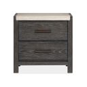 The appearance of Plum Creek Drawer Nightstand In Ravenwood Black designed by Magnussen in the coastal interior design. This ravenwood black piece of furniture was selected by 1StopBedrooms from Plum Creek Collection to add a touch of cosiness and style into your home. Sku: B5990-01. Material: Oak Veneer.