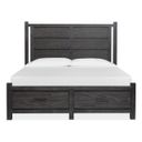 The appearance of Plum Creek Queen Panel Storage Bed In Ravenwood Black designed by Magnussen in the coastal interior design. This ravenwood black piece of furniture was selected by 1StopBedrooms from Plum Creek Collection to add a touch of cosiness and style into your home. Sku: B5990-54H;B5990-54SF;B5990-54R. Bed Type: Panel Bed. Bed Size: Queen. Material: Oak Veneer.