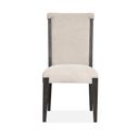 The appearance of Plum Creek Upholstered Side Chair Set of 2 In Ravenwood Black designed by Magnussen in the coastal interior design. This ravenwood black piece of furniture was selected by 1StopBedrooms from Plum Creek Collection to add a touch of cosiness and style into your home. Sku: D5990-63. Material: Oak Veneer.