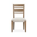 The appearance of Plum Creek Upholstered Side Chair Set of 2 In Sierra Brown designed by Magnussen in the coastal interior design. This sierra brown piece of furniture  was selected by 1StopBedrooms from Plum Creek Collection to add a touch of cosiness and style into your home. Sku: D5768-62. Material: Oak Veneer.