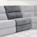Polaris Bizmark Grey Armless Chair