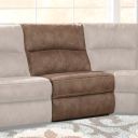 The appearance of Polaris Kahlua Armless Chair designed by Parker House in the traditional interior design. This brown piece of furniture was selected by 1StopBedrooms from Polaris Collection to add a touch of cosiness and style into your home. Sku: MPOL#840-KA. Material: Polyester.