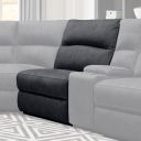 Polaris Slate Manual Armless Recliner