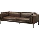 The appearance of Porchester Distress Chocolate Leather Sofa designed by ACME in the modern / contemporary interior design. This brown piece of furniture was selected by 1StopBedrooms from Porchester Collection to add a touch of cosiness and style into your home. Sku: 52480. Material: Leather.