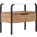 Portico Accent Nightstand In Brown