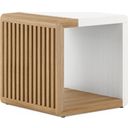 The appearance of Portico End Table In Brown designed by A.R.T. in the modern / contemporary interior design. This brown piece of furniture  was selected by 1StopBedrooms from Portico Collection to add a touch of cosiness and style into your home. Sku: 323303-3351. Material: Parawood.