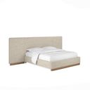 The appearance of Portico Queen Upholstered Bed with End Panel In Brown designed by A.R.T. in the modern / contemporary interior design. This brown piece of furniture  was selected by 1StopBedrooms from Portico Collection to add a touch of cosiness and style into your home. Sku: 323125-3335HB;323125-3335FB;323125-3335RS;323125-3335EP. Bed Size: Queen. Material: Parawood. Bed Type: Upholstered Bed.