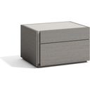 The appearance of Porto Left Facing Night Stand in Grey designed by J&M in the modern / contemporary interior design. This grey piece of furniture was selected by 1StopBedrooms from Porto Collection to add a touch of cosiness and style into your home. Sku: 17865-NSL. Material: Wood Veneer.