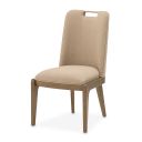 Portrait Dining Side Chair Set of 2 In Toffee and Sienna Brown
