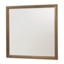 Portrait Mirror In Sienna Brown