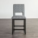 The appearance of Potton Counter Height Chair Set of 2 In Blue designed by Furniture of America in the transitional interior design. This blue gray piece of furniture was selected by 1StopBedrooms from Potton Collection to add a touch of cosiness and style into your home. Sku: FM3425BL-PC-2PK. Material: Fabric.