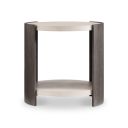 The appearance of Prado Side Table in Porcini Finish designed by Bernhardt in the modern / contemporary interior design. This porcini/buff piece of furniture was selected by 1StopBedrooms from Prado Collection to add a touch of cosiness and style into your home. Sku: 324126B. Material: Wood.