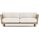 The appearance of Praia Outdoor Sofa designed by Bernhardt in the modern / contemporary interior design. This cream/brown piece of furniture was selected by 1StopBedrooms from Praia Collection to add a touch of cosiness and style into your home. Sku: O5457A. Material: Fabric.