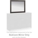The appearance of Prendonea Bedroom Mirror In Charcoal designed by Signature Design by Ashley in the transitional interior design. This charcoal piece of furniture was selected by 1StopBedrooms from Prendonea Collection to add a touch of cosiness and style into your home. Sku: B3789-36. Material: Glass.