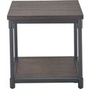 The appearance of Prescott End Table designed by Steve Silver in the transitional interior design. This brown piece of furniture  was selected by 1StopBedrooms from Prescott Collection to add a touch of cosiness and style into your home. Sku: RC300E. Material: MDF.