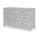 The appearance of Preston 7 Drawer Dresse In Bleached Linen designed by Legacy Classic in the transitional interior design. This bleached linen piece of furniture was selected by 1StopBedrooms from Preston Collection to add a touch of cosiness and style into your home. Sku: 3861-1100. Material: Oak Veneer.