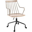 The appearance of Preston Adjustable Office Chair In White Wash designed by Lumisource in the country / farmhouse interior design. This white wash piece of furniture was selected by 1StopBedrooms from Preston Collection to add a touch of cosiness and style into your home. Sku: OFC-PRESTON-CASTAR1 BKANCUWW1. Material: Wood.