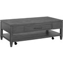 The appearance of Preston Cocktail Table In Grey designed by Aspenhome in the modern / contemporary interior design. This grey piece of furniture was selected by 1StopBedrooms from Preston Collection to add a touch of cosiness and style into your home. Sku: I597-9100. Material: Wood.