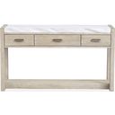 The appearance of Preston Rectangular Sofa Table In Gallery Buff and Antique Silver designed by Magnussen in the modern / contemporary interior design. This gallery buff and antique silver piece of furniture was selected by 1StopBedrooms from Preston Collection to add a touch of cosiness and style into your home. Sku: T5941-73. Material: Oak Veneer.