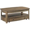 The appearance of Primo Iii Rectangular Coffee Table designed by Hammary in the traditional interior design. This light stain piece of furniture  was selected by 1StopBedrooms from Primo Collection to add a touch of cosiness and style into your home. Sku: 066-910. Material: Wood.