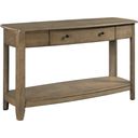 The appearance of Primo Iii Sofa Table designed by Hammary in the transitional interior design. This light stain piece of furniture  was selected by 1StopBedrooms from Primo Collection to add a touch of cosiness and style into your home. Sku: 066-925. Material: Wood.