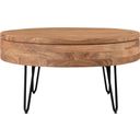 The appearance of Privado Natural Wood Coffee Table designed by Moes Home in the modern / contemporary interior design. This natural piece of furniture  was selected by 1StopBedrooms from Privado Collection to add a touch of cosiness and style into your home. Sku: KY-1008-24. Material: Wood.