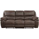 The appearance of Proctor Double Reclining Sofa In Brown designed by Homelegance in the modern / contemporary interior design. This brown piece of furniture was selected by 1StopBedrooms from Proctor Collection to add a touch of cosiness and style into your home. Sku: 8517BRW-3. Material: Microfiber.