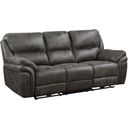 The appearance of Proctor Power Double Reclining Sofa In Gray designed by Homelegance in the modern / contemporary interior design. This gray piece of furniture was selected by 1StopBedrooms from Proctor Collection to add a touch of cosiness and style into your home. Sku: 8517GRY-3PW. Material: Microfiber.