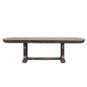 The appearance of Promenade Dining Table In Dark Brown designed by Furniture of America in the traditional interior design. This dark brown piece of furniture was selected by 1StopBedrooms from Promenade Collection to add a touch of cosiness and style into your home. Sku: FM31002DB-T-1;FM31002DB-T-2. Table Top Shape: Rectangular. Size: 44" x 112". Material: Solid Rubberwood.