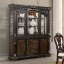 The appearance of Promenade Hutch And Buffet In Dark Brown designed by Furniture of America in the traditional interior design. This dark brown piece of furniture was selected by 1StopBedrooms from Promenade Collection to add a touch of cosiness and style into your home. Sku: FM31002DB-B;FM31002DB-H. Material: Solid Rubberwood.