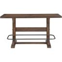 The appearance of Oliver Pub Height Table In Brown designed by Homelegance in the rustic / southwestern interior design. This brown piece of furniture was selected by 1StopBedrooms from Oliver Collection to add a touch of cosiness and style into your home. Sku: 5979-42. Material: Wood. Table Top Shape: Rectangular.
