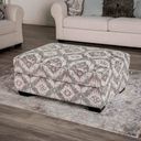 The appearance of Queensbury Ottoman In White designed by Furniture of America in the transitional interior design. This white piece of furniture was selected by 1StopBedrooms from Queensbury Collection to add a touch of cosiness and style into your home. Sku: FM61113WH-OT-PT. Material: Fabric.