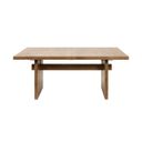 The appearance of Quincey Wood Kitchen Rectangular Dining Table In Brown designed by Martin Furniture in the modern / contemporary interior design. This brown piece of furniture  was selected by 1StopBedrooms from Quincey Collection to add a touch of cosiness and style into your home. Sku: IMQU7242. Table Top Shape: Rectangular. Size: 42" x 72". Material: Solid Hardwood & Veneers.