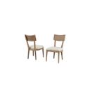 The appearance of Quincey Wood Kitchen Table Dining Side Chairs Set of 2 In Brown designed by Martin Furniture in the modern / contemporary interior design. This brown piece of furniture  was selected by 1StopBedrooms from Quincey Collection to add a touch of cosiness and style into your home. Sku: IMQU70KIT2. Material: Solid Hardwood & Veneers.