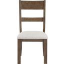 The appearance of Quinn Side Chair Set of 2 In Brown and Gray designed by Homelegance in the traditional interior design. This brown and gray piece of furniture was selected by 1StopBedrooms from Quinn Collection to add a touch of cosiness and style into your home. Sku: 6020S. Material: Textured.
