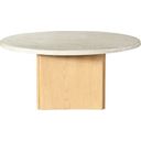 The appearance of Qwin Coffee Table with Marble Top In Natural designed by ACME in the modern / contemporary interior design. This natural piece of furniture was selected by 1StopBedrooms from Qwin Collection to add a touch of cosiness and style into your home. Sku: LV03005-1;LV03005-2. Material: MDF.
