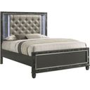 The appearance of Radiance Queen Bed In Black designed by New Classic in the glam interior design. This black piece of furniture was selected by 1StopBedrooms from Radiance Collection to add a touch of cosiness and style into your home. Sku: B976K-310;B976K-320;B976K-330. Bed Type: Panel Bed. Material: Wood. Bed Size: Queen.
