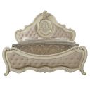 The appearance of Ragenardus Panel Bed (Antique White) (Queen) designed by ACME in the rustic / southwestern interior design. This beige piece of furniture  was selected by 1StopBedrooms from Ragenardus Collection to add a touch of cosiness and style into your home. Sku: 27010Q-HB;27011Q-FB;27012Q-R. Bed Type: Panel Bed. Material: Fabric. Bed Size: Queen.